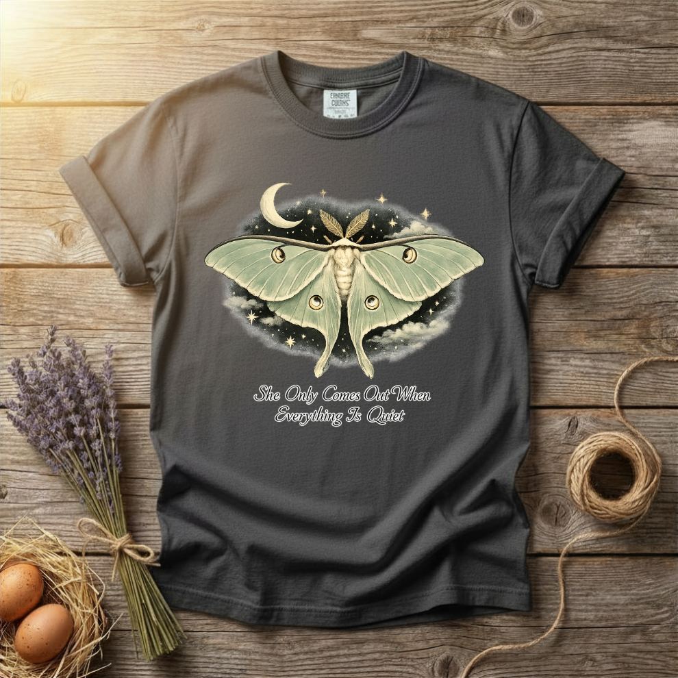 She Only Comes Out When Everything Is Quiet Unisex T-Shirt
