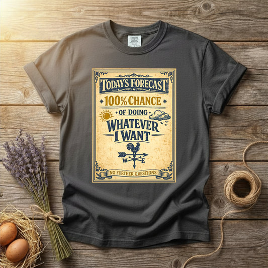 Today's Forecast Whatever I Want Unisex T-Shirt