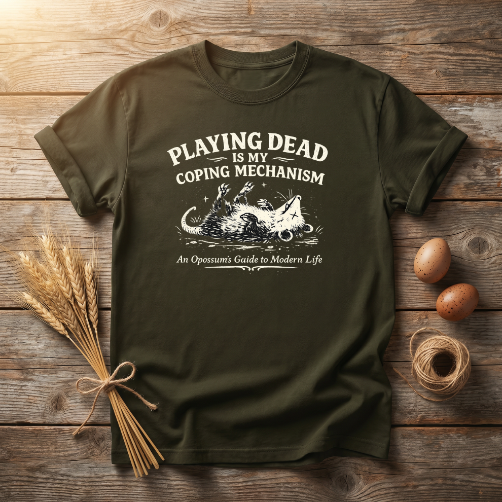 Playing Dead Is My Coping Mechanism Unisex T-Shirt