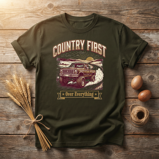 Country First Over Everything Unisex T-Shirt