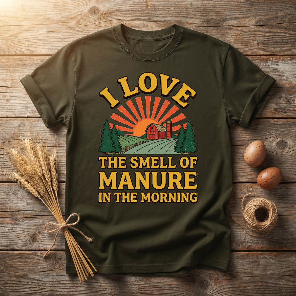 I Love The Smell Of Manure In The Morning Unisex T-shirt