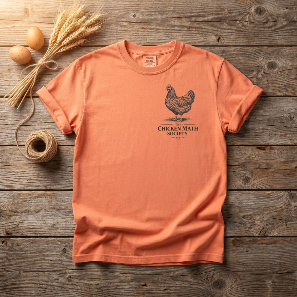 Chicken Math Society Left Chest Logo Unisex T-Shirt