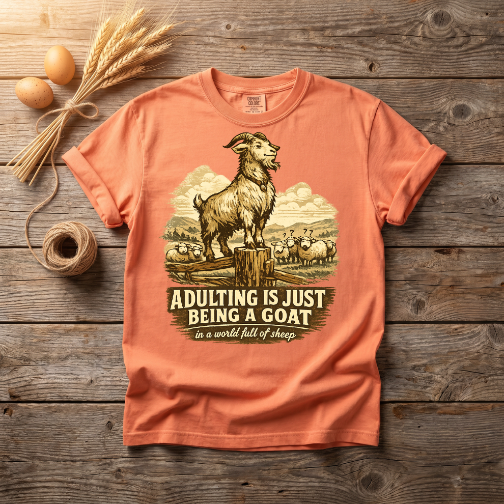 Adulting Is Just Being A Goat Unisex T-Shirt