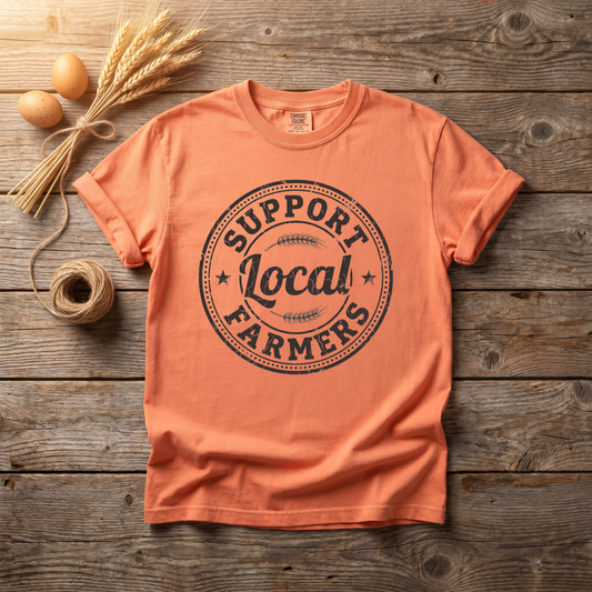 Support Local Farmers Stamp Unisex T-Shirt
