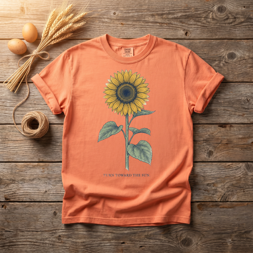 Turn Toward The Sun Sunflower Unisex T-Shirt