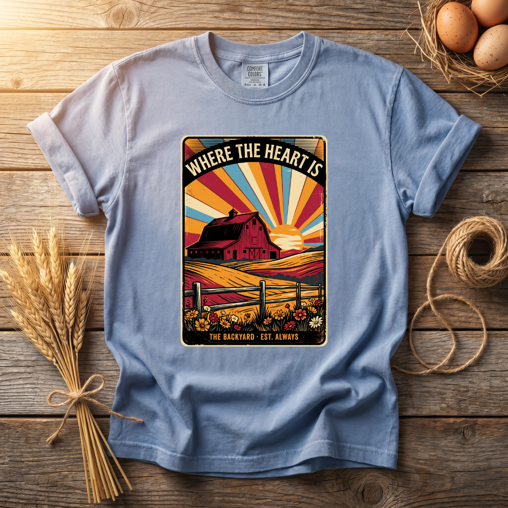 Barn At Dusk Unisex T-shirt
