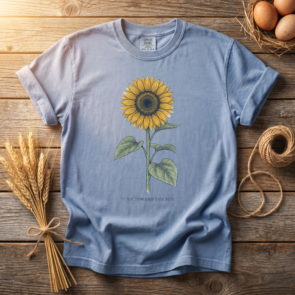 Turn Toward The Sun Sunflower Unisex T-Shirt
