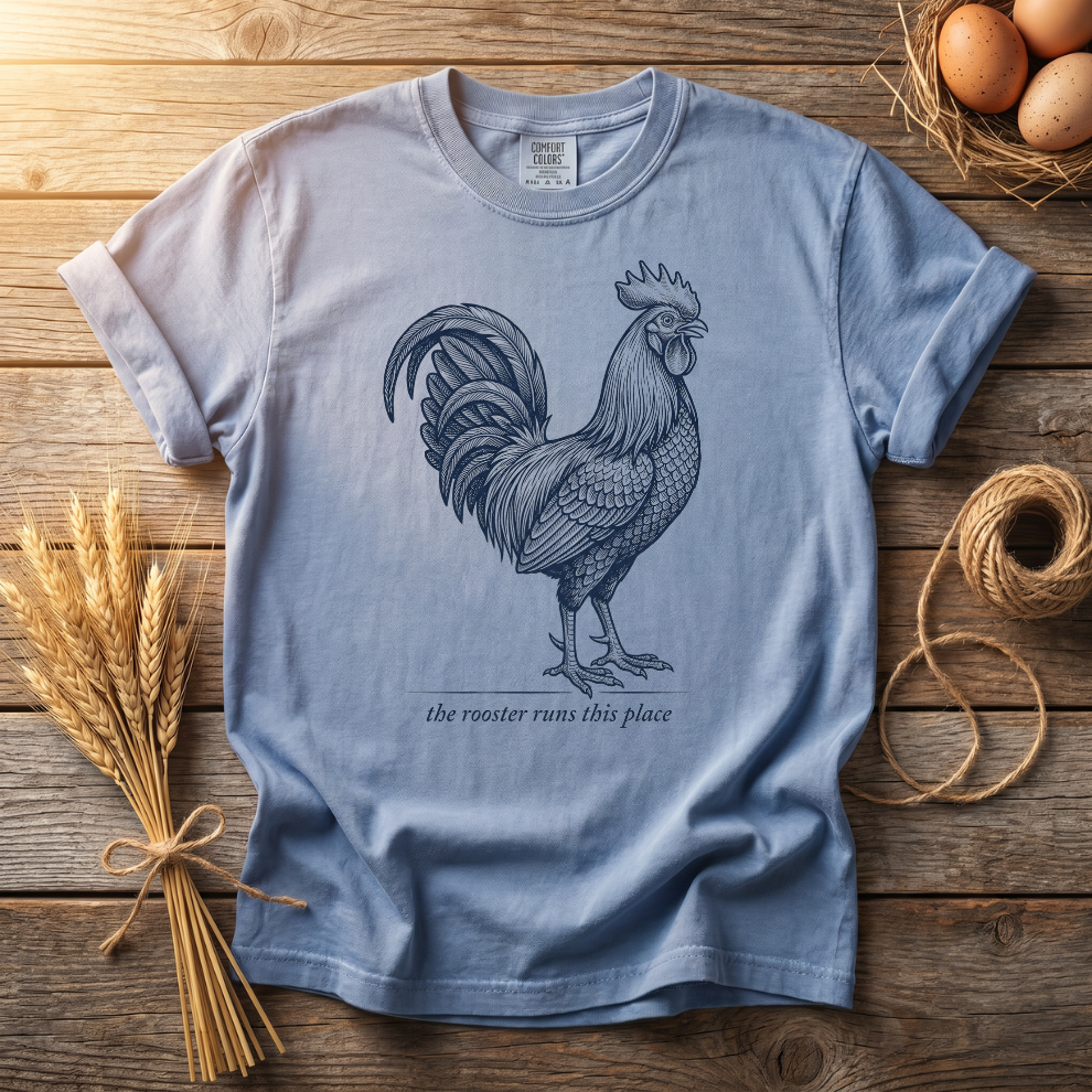 The Rooster Runs This Place Unisex T-Shirt