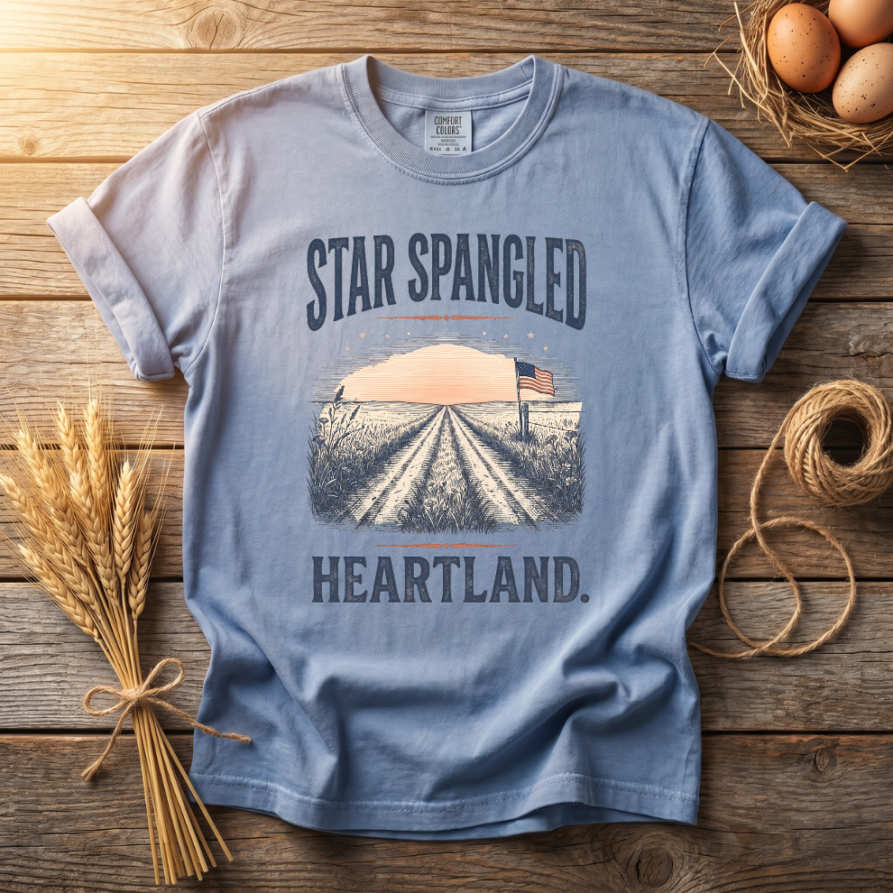 Star Spangled Heartland Unisex T-Shirt