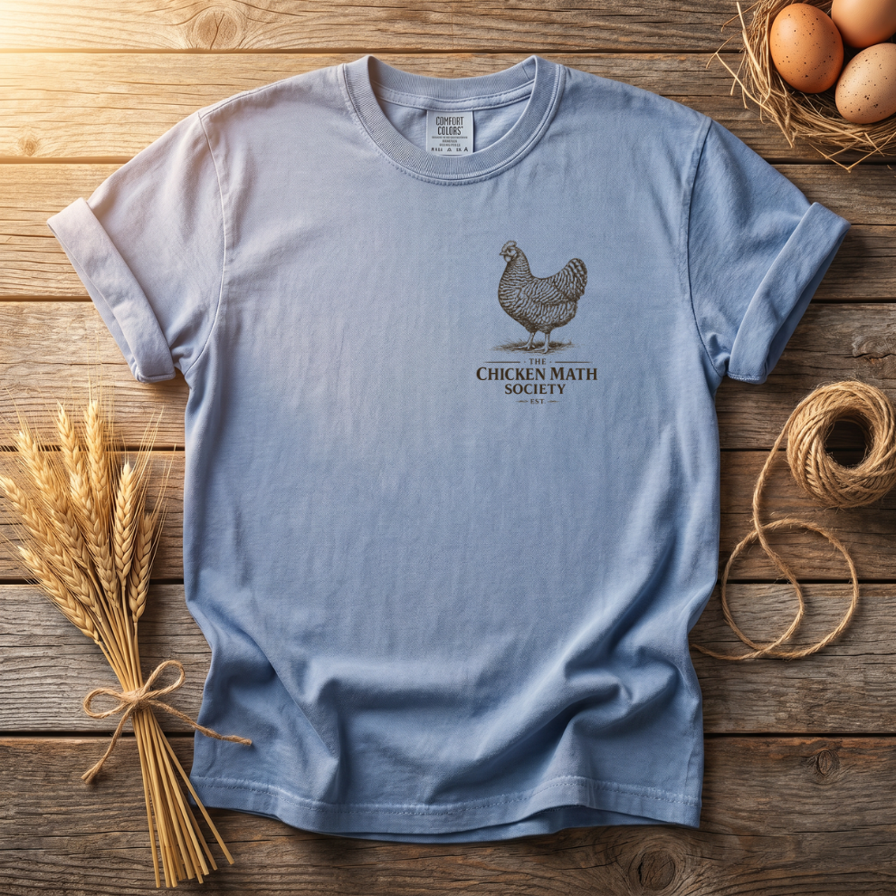 Chicken Math Society Left Chest Logo Unisex T-Shirt
