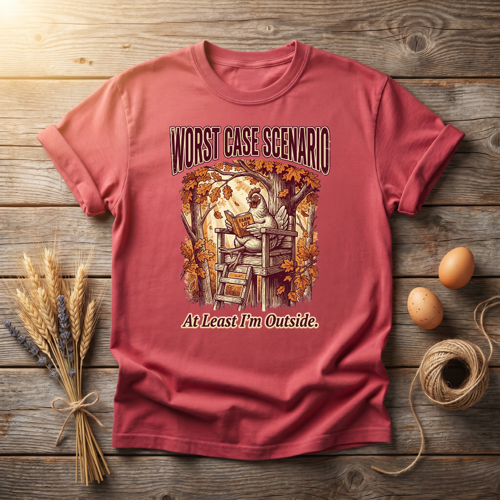 Worst Case Scenario At Least I'm Outside Unisex T-Shirt
