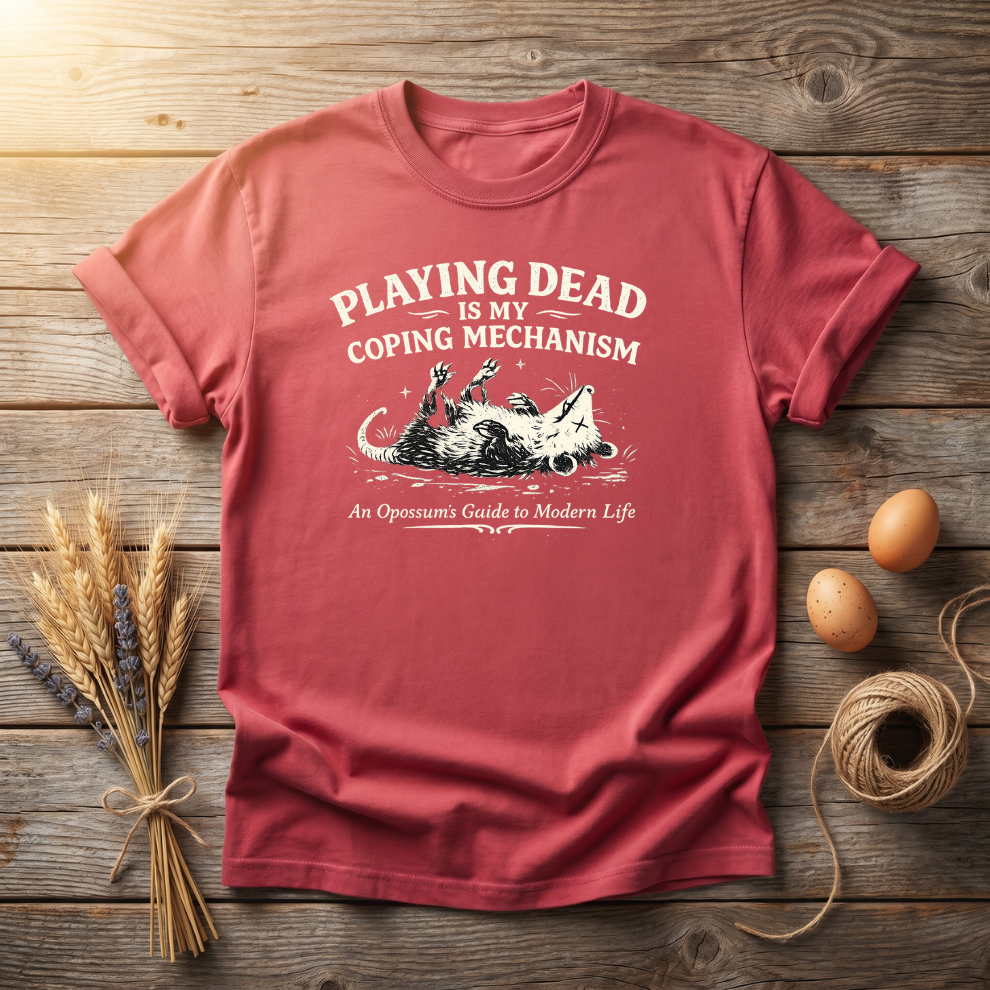 Playing Dead Is My Coping Mechanism Unisex T-Shirt