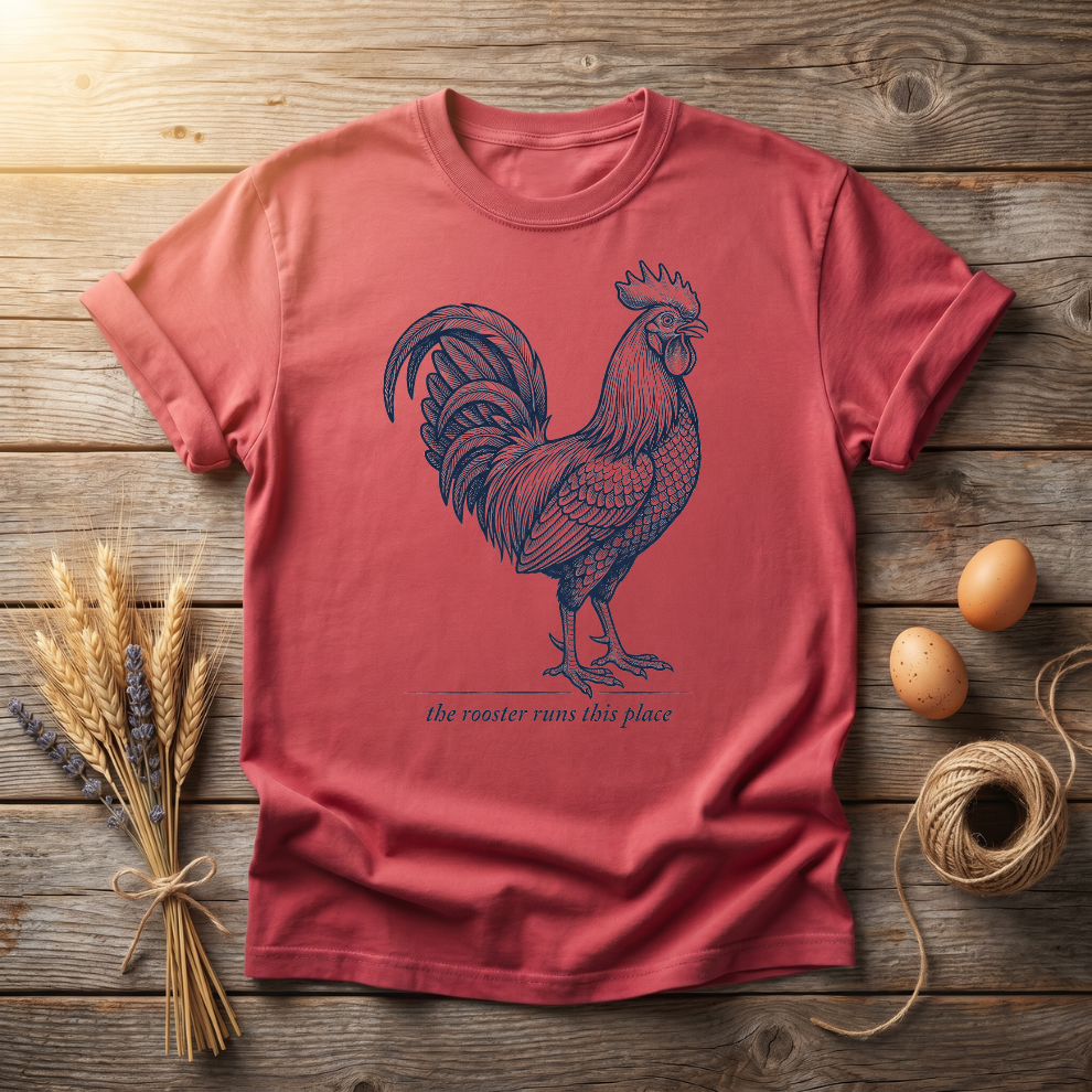The Rooster Runs This Place Unisex T-Shirt